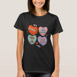 Camiseta Día de San Valentín Retro Maestra Xoxo Be Mine Val