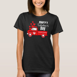 Camiseta Día de San Valentín Rex Riding Monster Truck Toddl