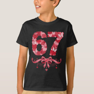 Camiseta Día de San Valentín Seis Siete 67 Meme Divertido 6
