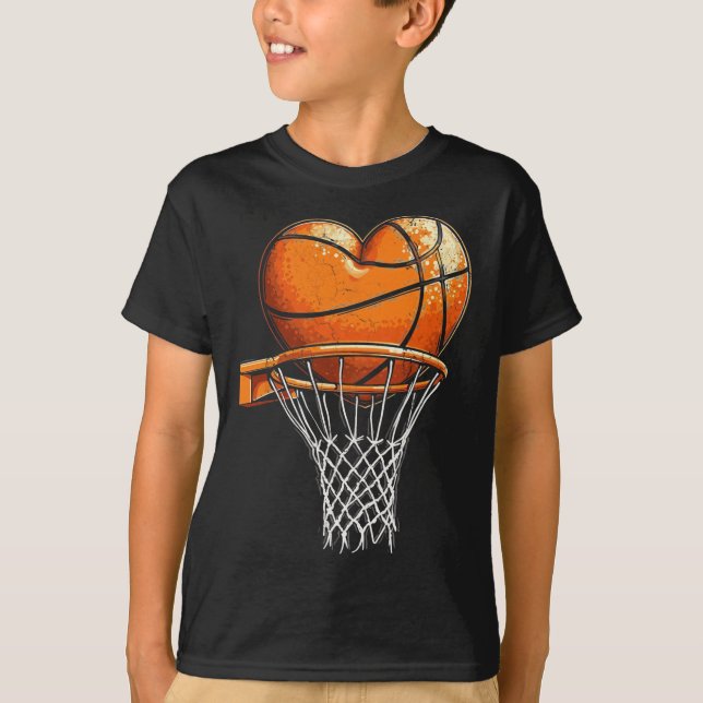 Camiseta Día de San Valentín Sketll  Deportes Jóvenes (Anverso)