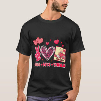 Camiseta Día de San Valentín Slp Speech Patólogo Paz Amor V