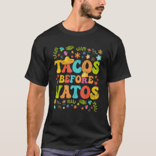 Camiseta Día de San Valentín Tacos Antes De Vatos