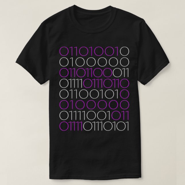 Camiseta Día de San Valentín Te Amo Código Binario Geek div (Diseño del anverso)