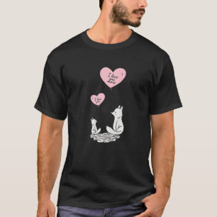 Camiseta Día de San Valentín Te Amo Más Dulce Adorable Cuid