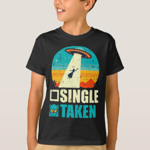 Camiseta Día de San Valentín Tomado Abducción Ovni Divertid
