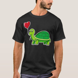 Camiseta Día de San Valentín Tortuga tortuga a los amantes 