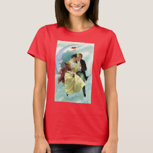 Camiseta Día de San Valentín Victoriano Antiguo Amor y Roma
