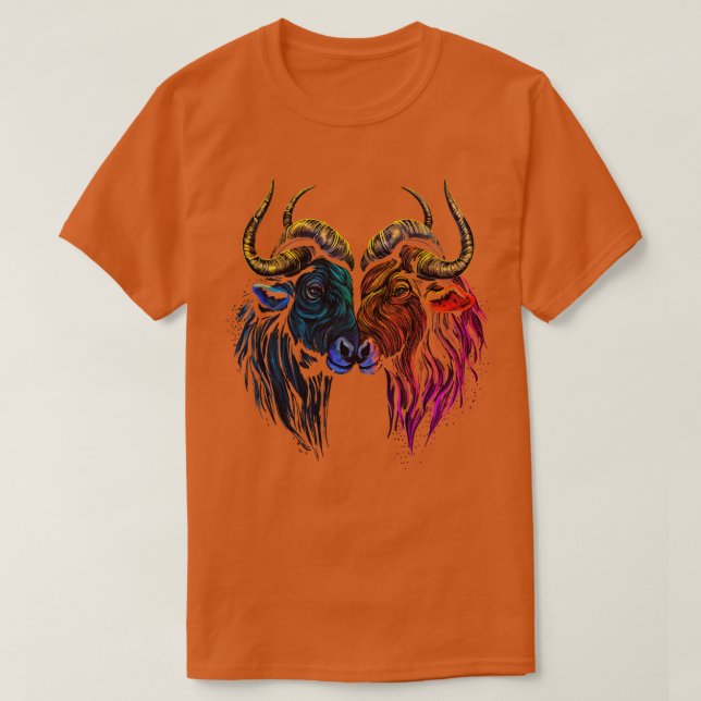 Camiseta Día de San Valentín Wildebeest (Diseño del anverso)