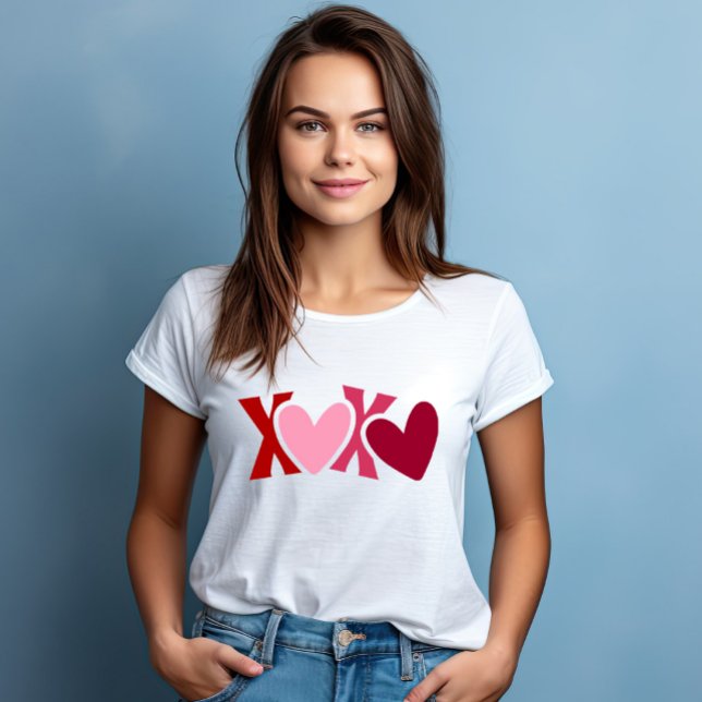 Camiseta día de San Valentín "XOXO" (Subido por el creador)