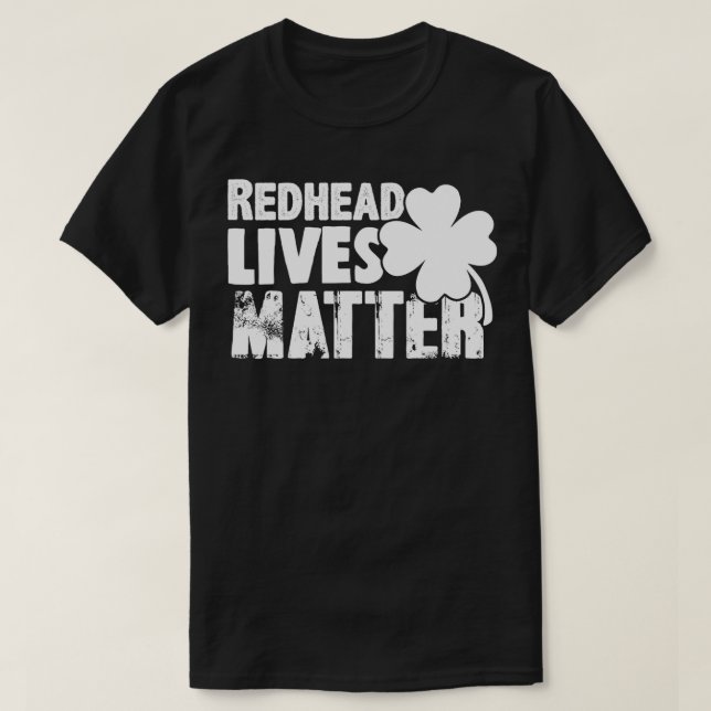 Camiseta Día de Santa Patrocinadores de Redhead Funny (Diseño del anverso)