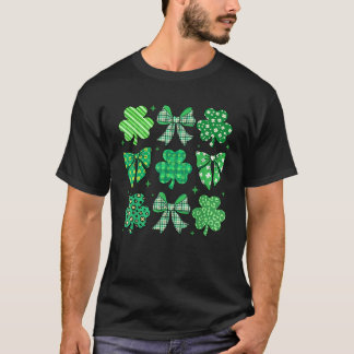 Camiseta Día de Santa Patrocinadores Lucky Shamrock Coquett