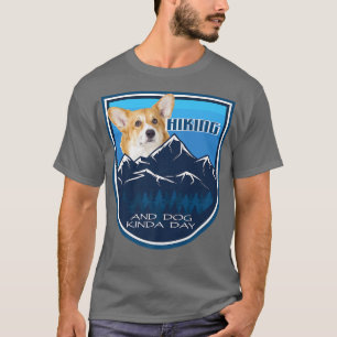 Camiseta Día De Senderismo Y Perro Corgi387