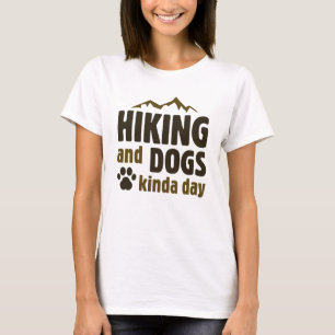 Camiseta Día De Senderismo Y Perros