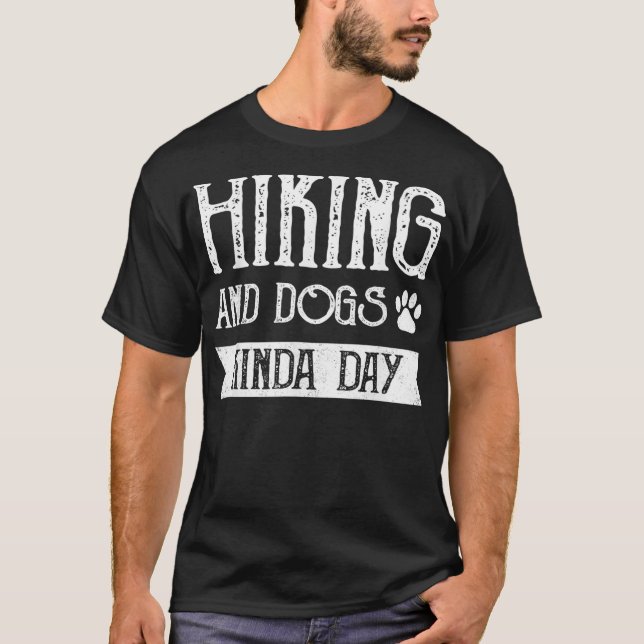 Camiseta Día De Senderismo Y Perros (Anverso)