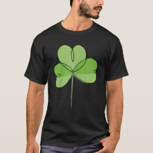 Camiseta Día de Simpatizantes Shamrock Green 3 Leaf Clover