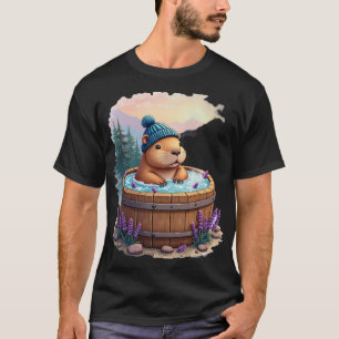 Camiseta Día de spa alivio del estrés relajación en bañera