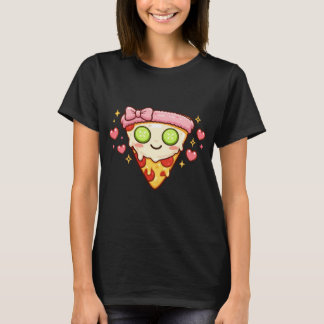 Camiseta Día de Spa de Autocuidado de Pizza Kawaii Adorable