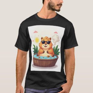 Camiseta Día de Spa de Relajación en Bañera de Hidromasaje