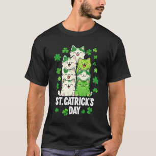 Camiseta Día de St. Catrick - Un lindo gato irlandés