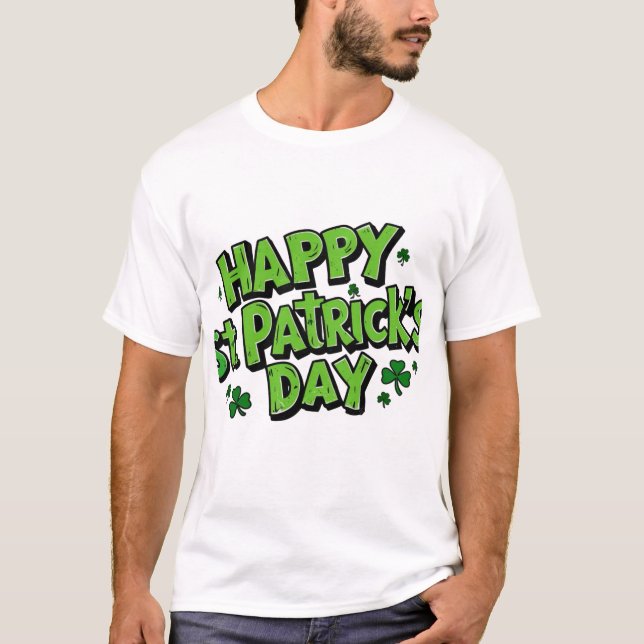 Camiseta Día de St. Paddy, Día de Patrick (Anverso)