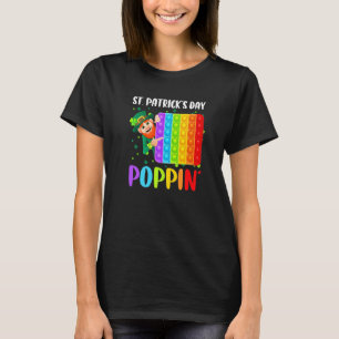 Camiseta Día de St Patricks Pop It Fidget Toy Leprechaun Bo