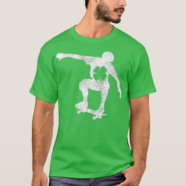 Camiseta Día de Sta Patrocinadores Irlandeses Shamrock (Anverso)