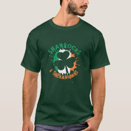 Camiseta Día de Sta Patrocinadores Irlandeses Shamrock and