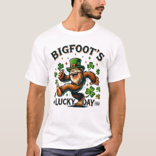 Camiseta Día de Suerte de Bigfoot: Una celebración del Día
