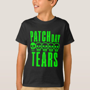 Camiseta Día de Té de Parche de Friki de Juego Sarcasmo de