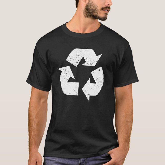 Camiseta día de tierra de reciclaje (Anverso)