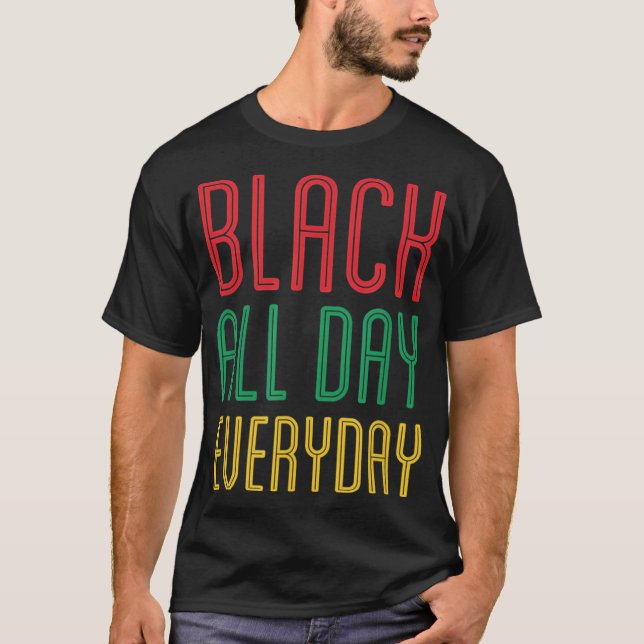 Camiseta Día de Todos los Negros (Anverso)
