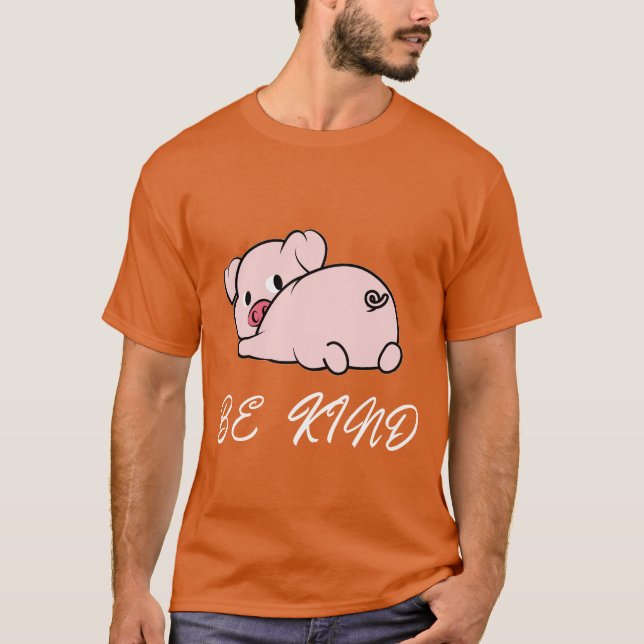 Camiseta día de unidad sea un cerdo divertido (Anverso)