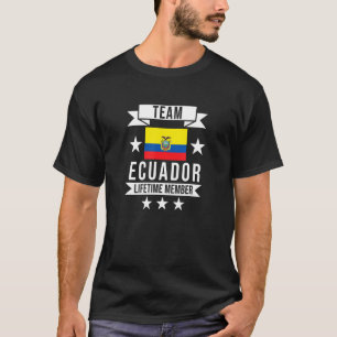 Camiseta Día de vacaciones en viaje con la bandera de Ecuad