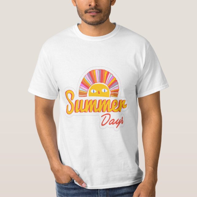 Camiseta Día de verano  (Anverso)