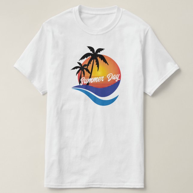 Camiseta día de verano (Diseño del anverso)