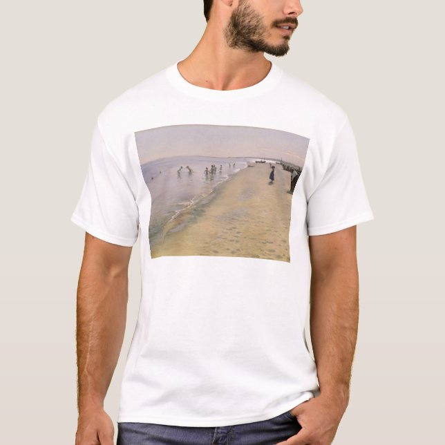 Camiseta Día de verano en la playa del sur de Skagen, 1884 (Anverso)