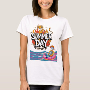 Camiseta Día de Verano QUÉDATE ENCENDIDO