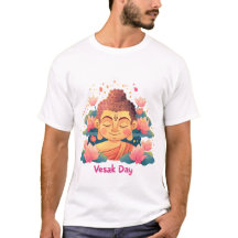 día de Vesak, ilustración de buda para el día de V