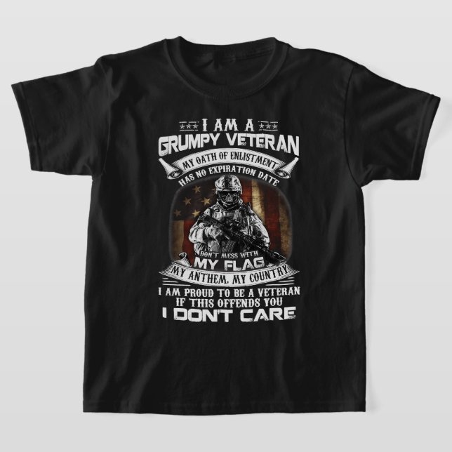 Camiseta Día de Veteranos de la Bandera de Estados Unidos R (Distribución)