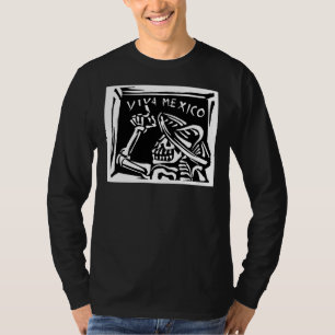 Camiseta Día de Viva México México "del muerto "
