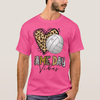 Camiseta Día de voleibol con sangre Vibes Voleibol Mom