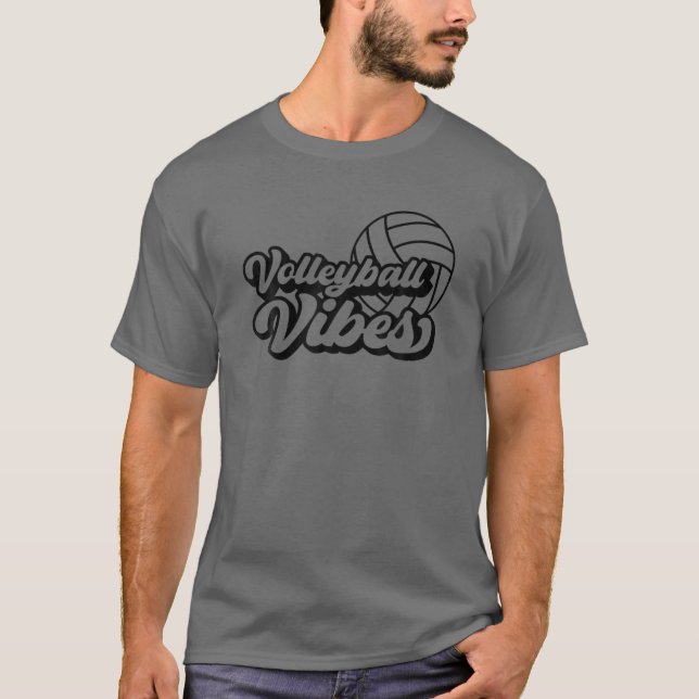 Camiseta Día de voleibol vibes voleibol de mamá (Anverso)