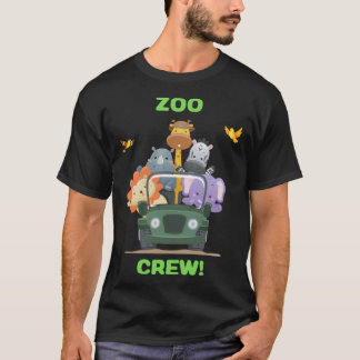 Camiseta Día de zoológico y lindo equipo del zoológico