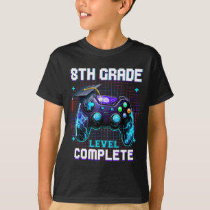 Camiseta Día Del 8º Grado Graduación Completa Him Boy