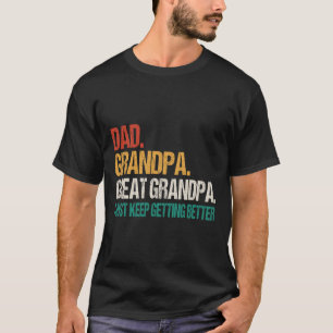 Camiseta Día del Abuelo Gran Abuelo Padres Por Gran Grandf