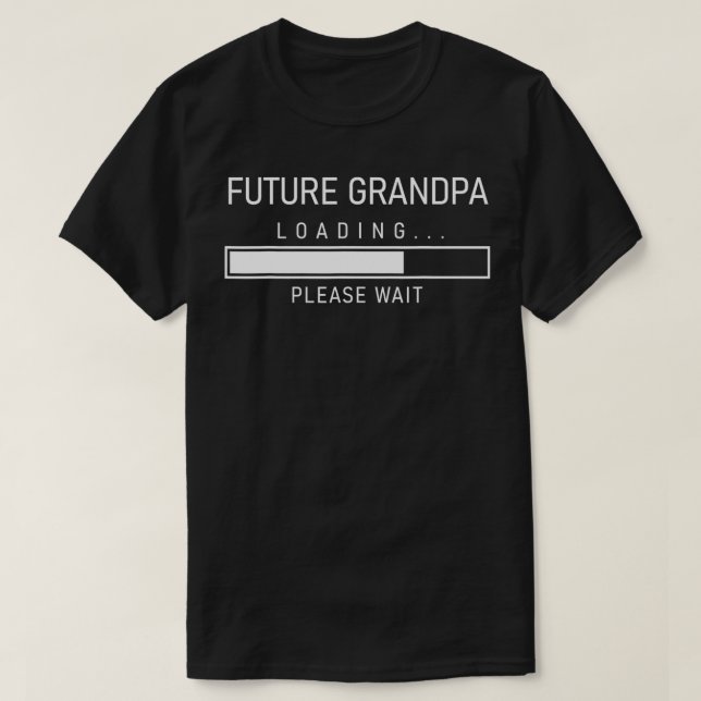 Camiseta Día del abuelo por primera vez (Diseño del anverso)