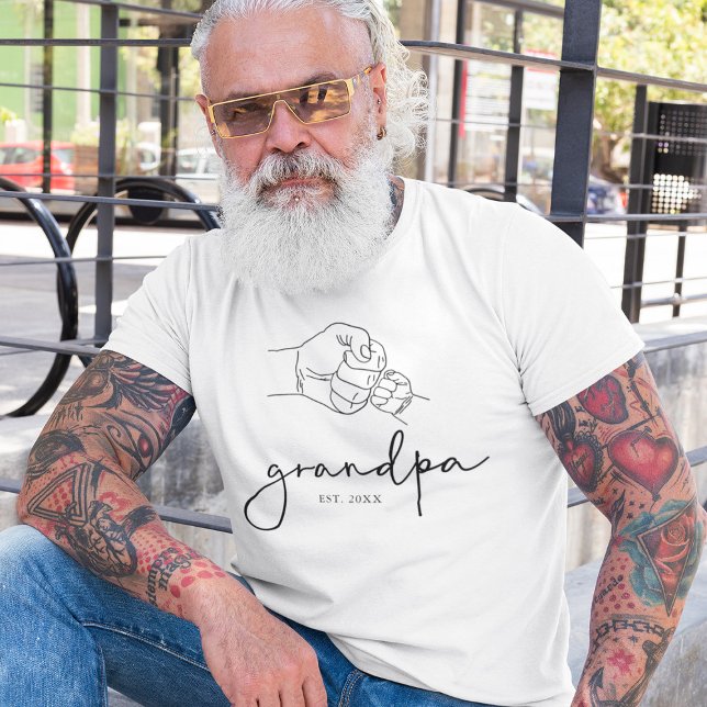 Camiseta Día del Abuelo Primero Bomba de Padres (Subido por el creador)