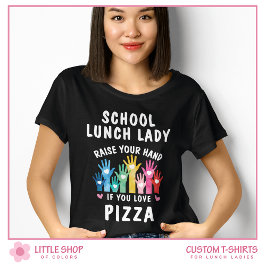Camiseta Día del almuerzo en la escuela de personalizable L