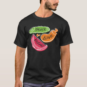 Camiseta Día del Amor de la Paz Vegan Vegan