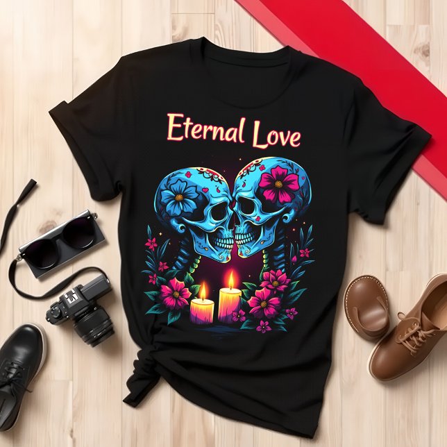 Camiseta Día del Amor Eterno Muerto con dos caras de habili (Subido por el creador)